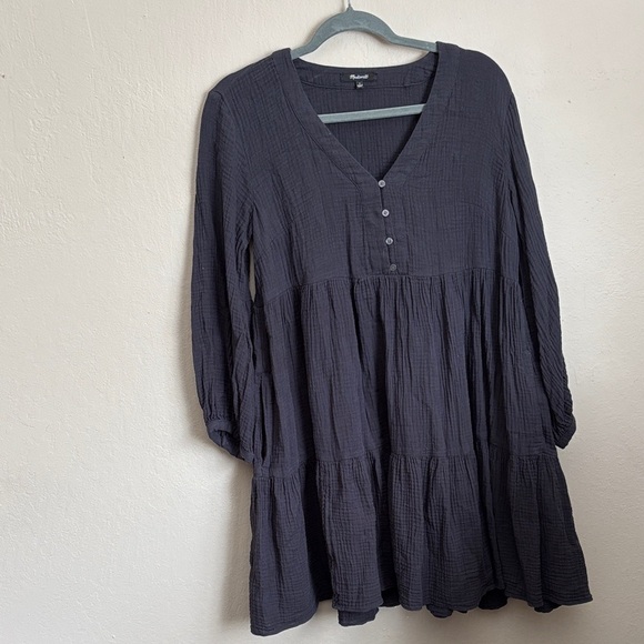 Madewell Tops - Madewell Baby Doll V-Neck Tunic 100% cotton size 4